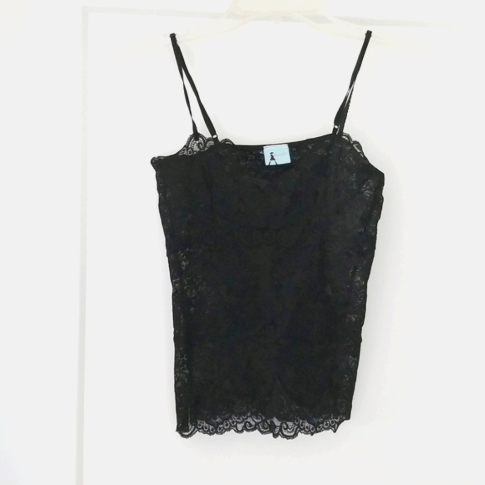 Damsel Black Lace Camisole Size S